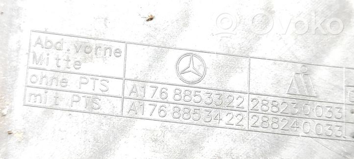 Mercedes-Benz A W176 Grille inférieure de pare-chocs avant A1768853422