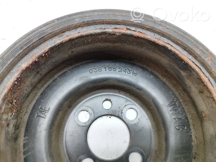 Volkswagen Golf VI Crankshaft pulley 038105243M