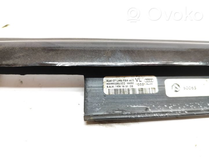 Audi A6 C7 Front door glass trim molding 4G0863283