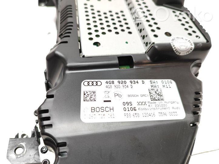 Audi A6 C7 Geschwindigkeitsmesser Cockpit 4G8920934D