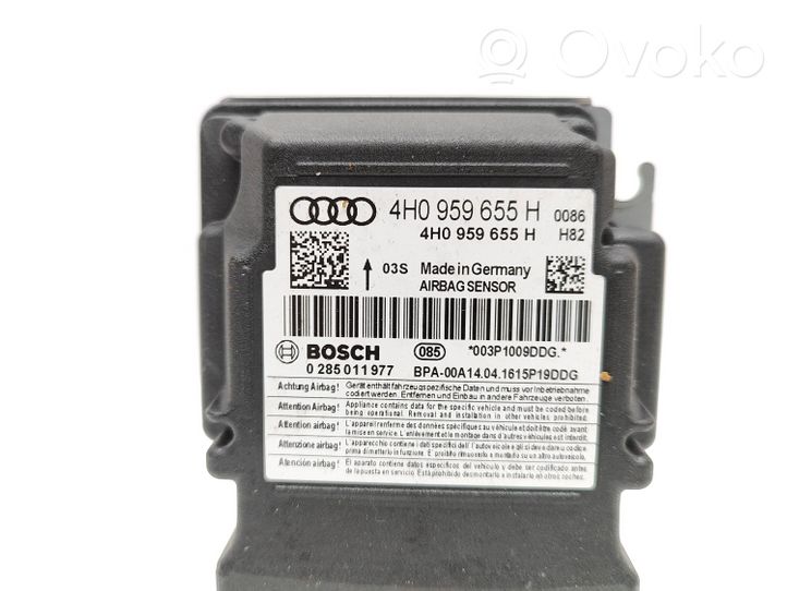 Audi A6 C7 Oro pagalvių valdymo blokas 4H0959655H