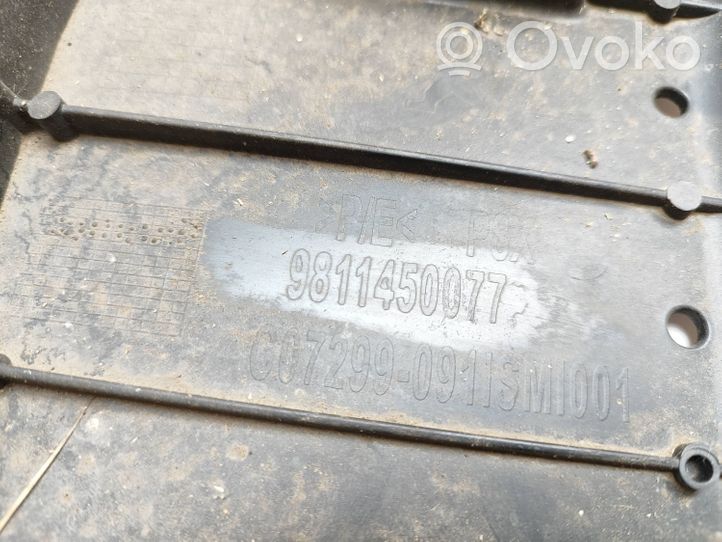 Peugeot 5008 II Osłona pod zderzak przedni / Absorber 9811450077