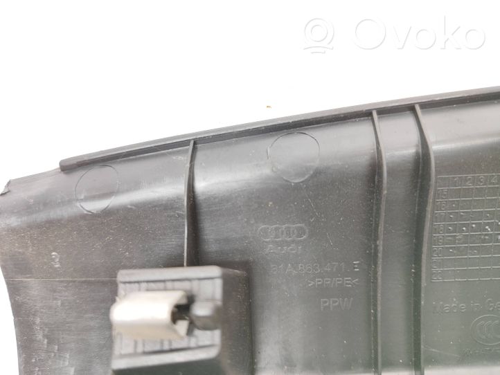 Audi Q2 - Rivestimento di protezione sottoporta del bagagliaio/baule 81A863471E