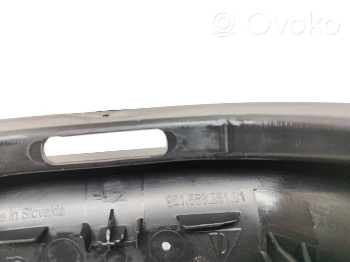 Porsche 718 Cayman 982 982c Altri elementi della console centrale (tunnel) 98155325101