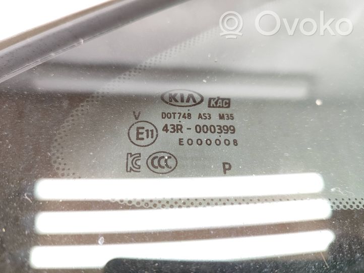 KIA Sorento Galinis šoninis kėbulo stiklas 43R000399