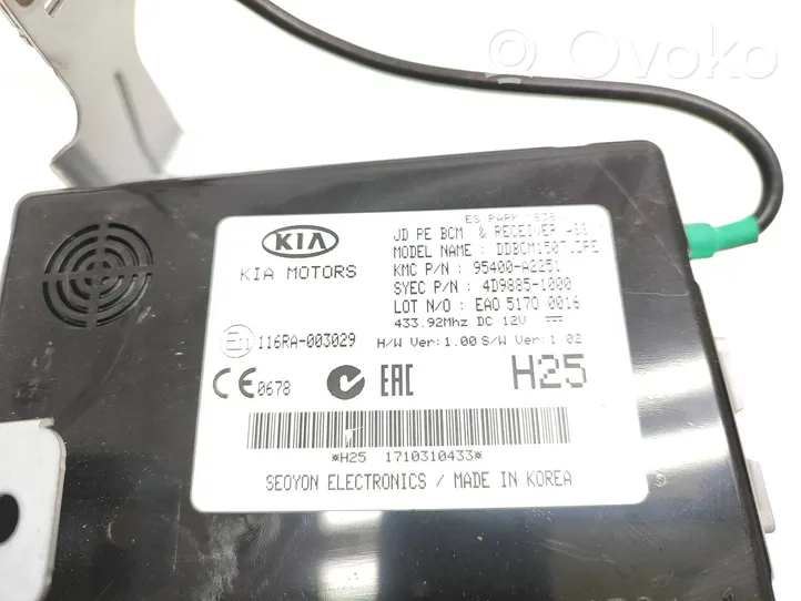 KIA Ceed Altre centraline/moduli 95400A2251