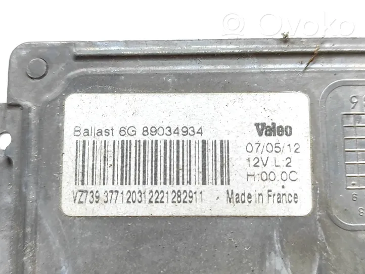 Citroen DS5 Module de ballast de phare Xenon 89034934