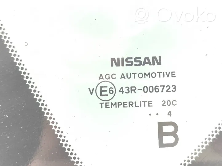 Nissan Pulsar Galinis šoninis kėbulo stiklas 43R006723