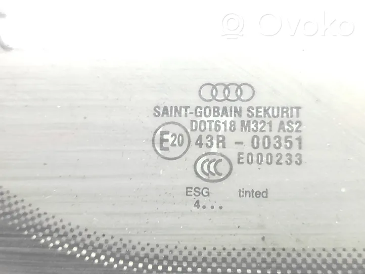 Audi A8 S8 D3 4E Fenêtre latérale avant / vitre triangulaire 43R00351