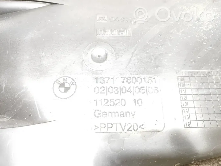 BMW 5 F10 F11 Boîtier de filtre à air 7800151