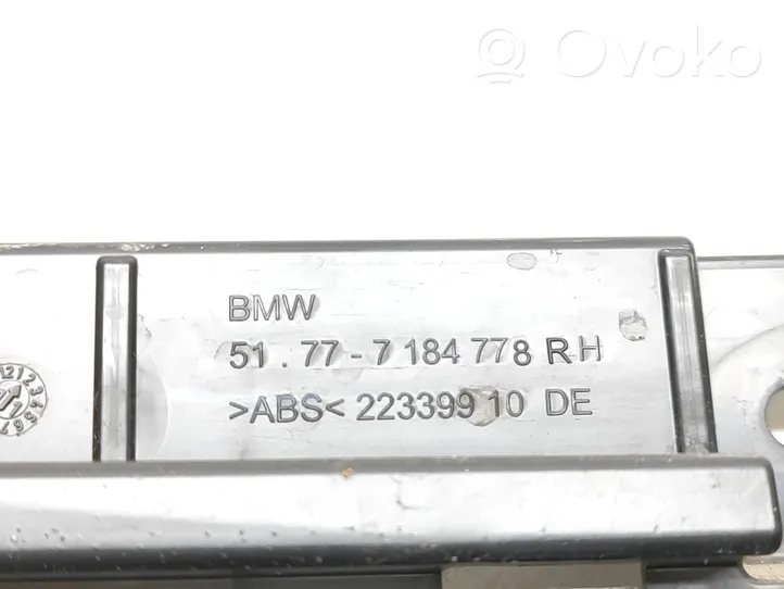 BMW 5 F10 F11 Support, marche-pieds 7184778