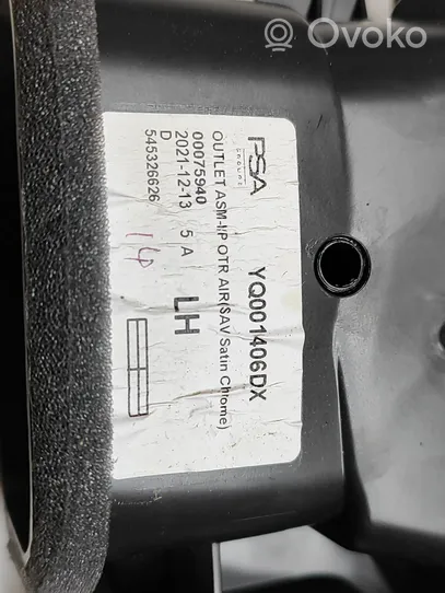 Citroen C3 Aircross Kojelaudan sivutuuletussuuttimen kehys 545326626