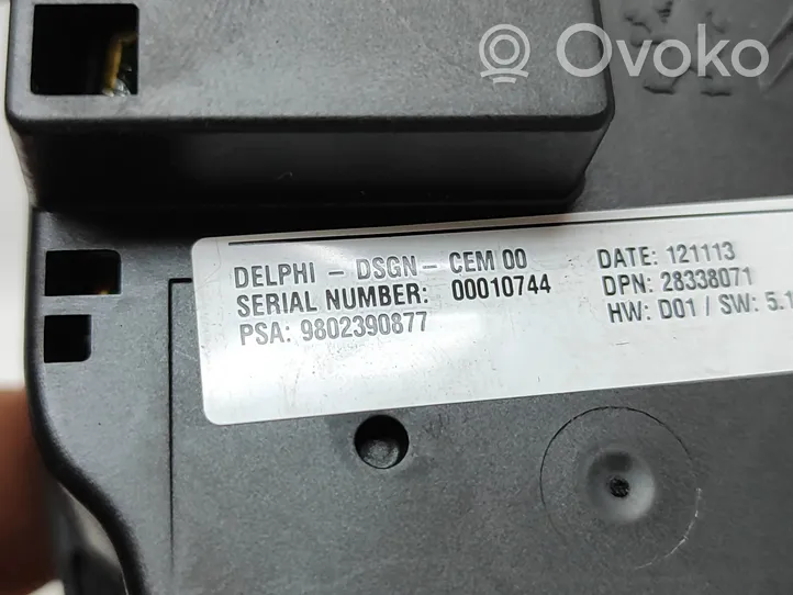 Citroen DS5 Multimediju kontrolieris 9802390877