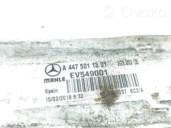 Mercedes-Benz Vito Viano W447 Radiatore intercooler A4475011301