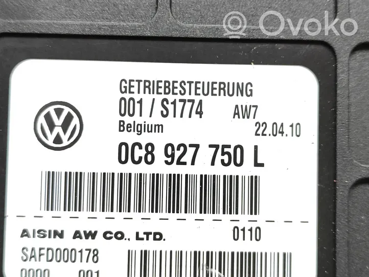 Volkswagen Touareg II Module de contrôle de boîte de vitesses ECU 0C8927750L