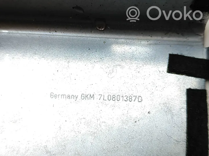 Volkswagen Touareg II Staffa di montaggio della batteria 7L0801387D