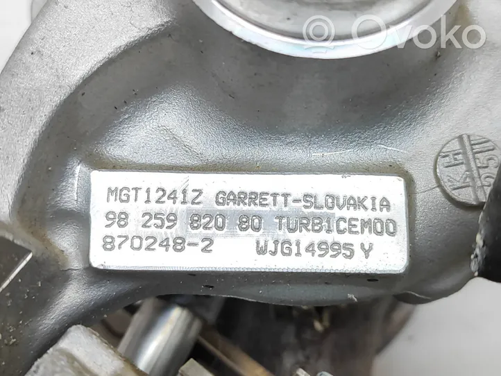 Peugeot 208 Turbina 9825982080