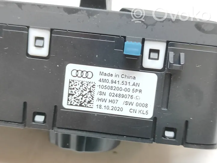 Audi A4 S4 B9 8W Przełącznik świateł 4M0941531AN