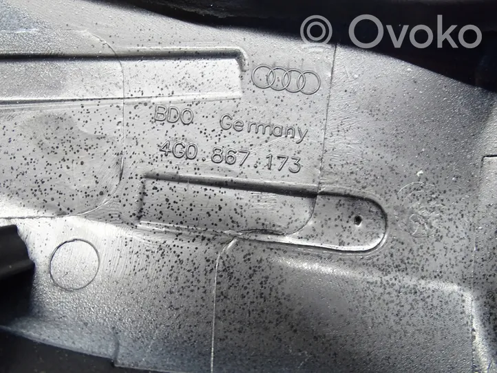 Audi A6 S6 C7 4G Rivestimento della maniglia interna per portiera anteriore 4G0867173