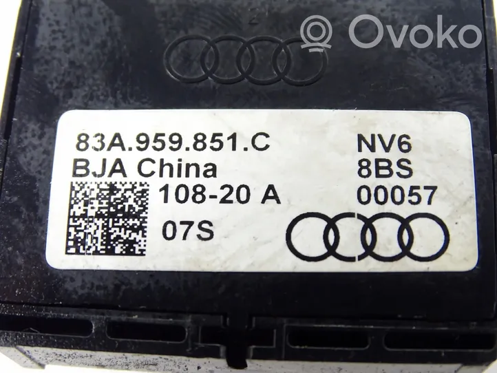 Audi A3 8Y Przełącznik / Przycisk otwierania szyb 83A959851C