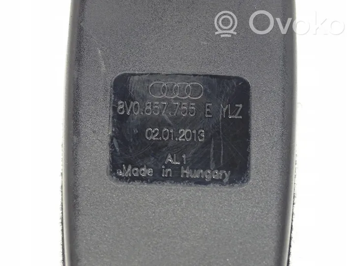 Audi A3 S3 8V Etuistuimen turvavyön solki 8V0857755E