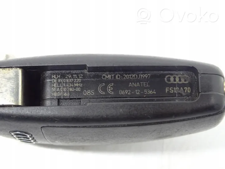 Audi Q2 - Virta-avain/kortti 5FA010780