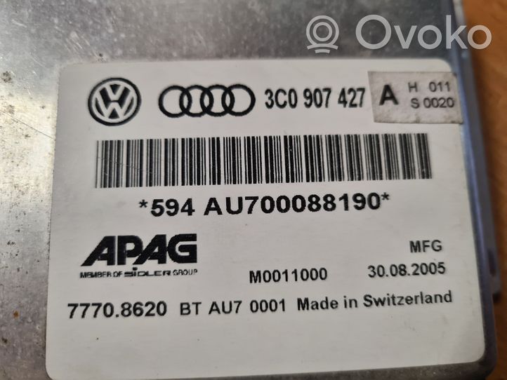 Volkswagen PASSAT CC Pārnesumkārbas vadības bloks 3C0907427A