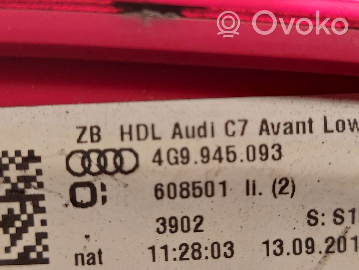 Audi A6 S6 C7 4G Aizmugurējais lukturis pārsegā 4G9945093