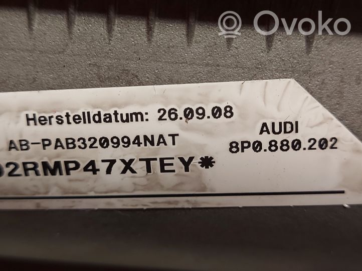 Audi A3 S3 A3 Sportback 8P Poduszka powietrzna Airbag pasażera 8P0880202