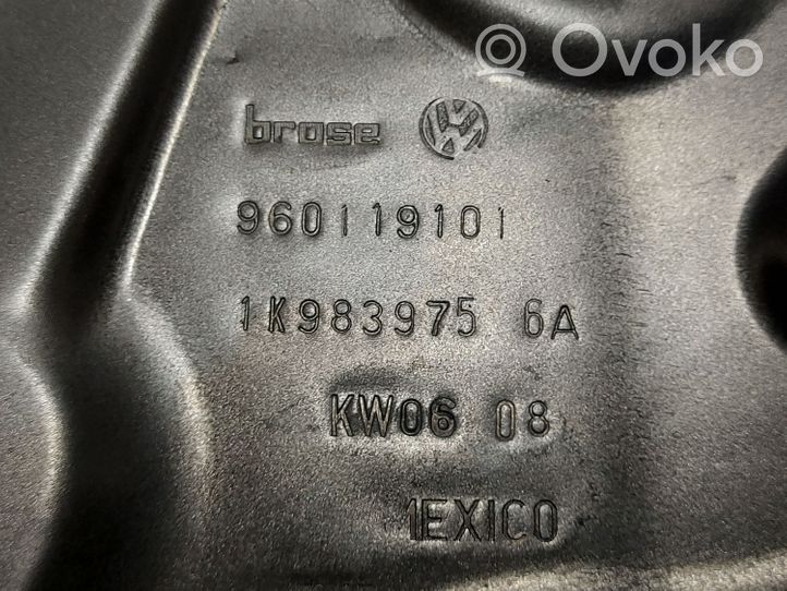 Volkswagen Golf V Mécanisme manuel vitre arrière 1K9839756A
