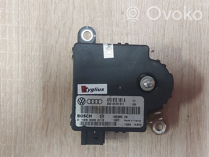 Audi A6 S6 C6 4F Unité de contrôle à bord d'alimentation 4F0915181A