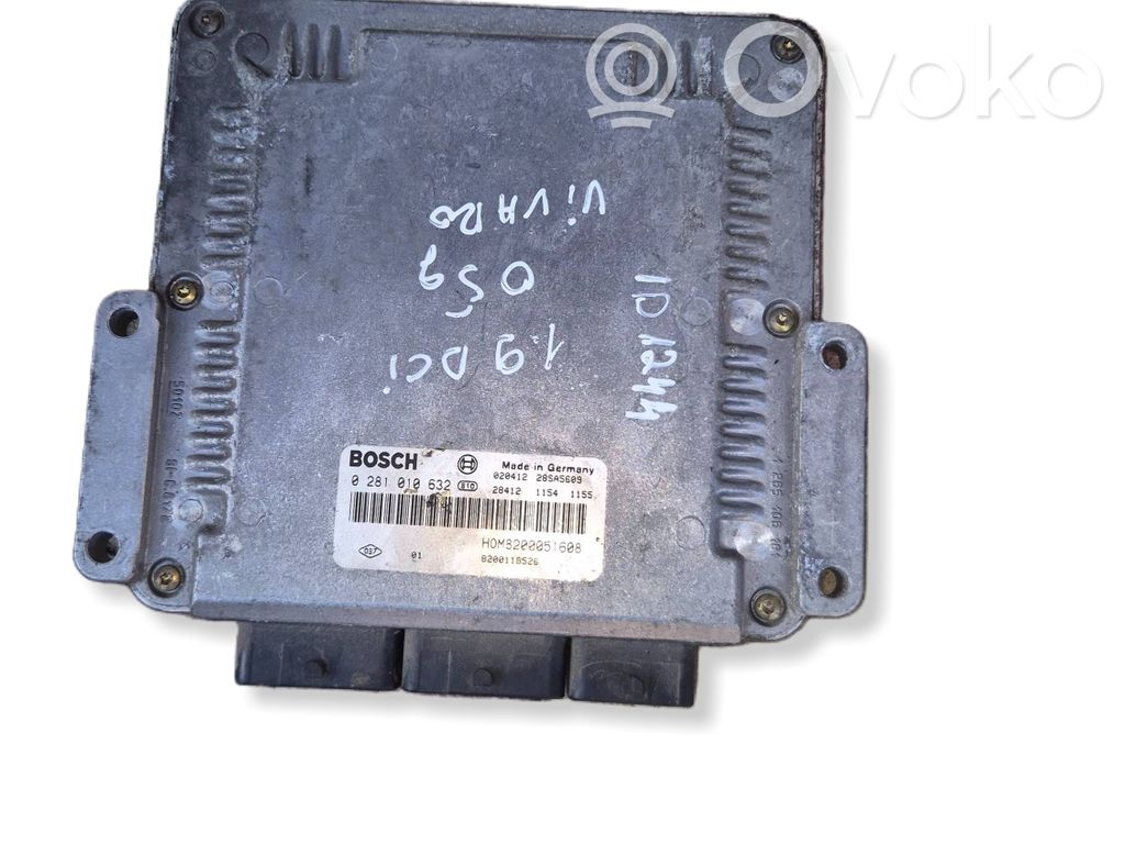 Renault Trafic II (X83) Engine control unit/module 