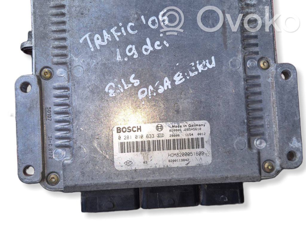 Opel Vivaro Engine control unit/module 