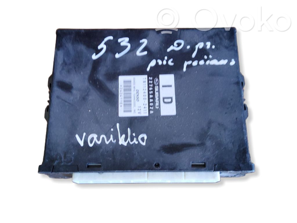 Unidad de control/módulo del motor   22765AA02A,TN1124002411
