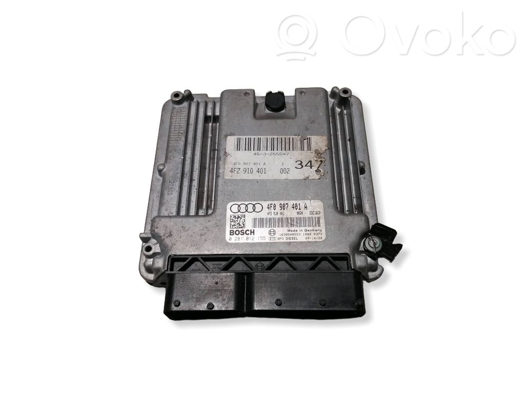 Engine control unit/module   4F0907401A,0281012155