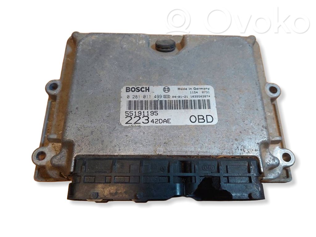 Fiat Doblo Engine control unit/module ECU 