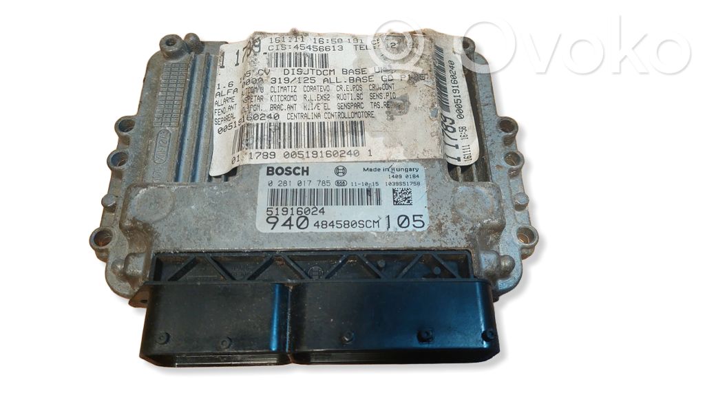 Alfa Romeo Giulietta Engine control unit/module ECU 