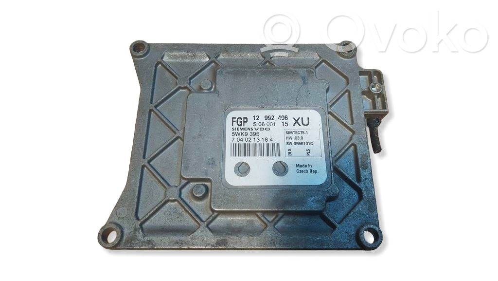 Opel Zafira B Motora vadības bloka ECU 