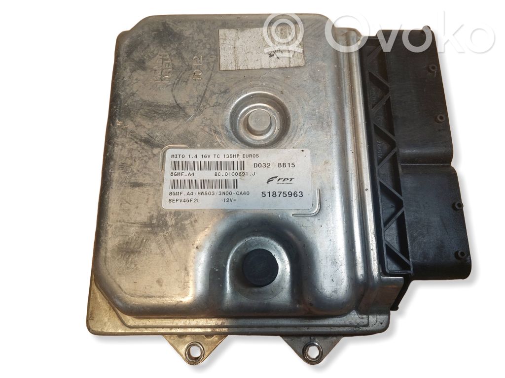 Alfa Romeo Mito Engine control unit/module ECU 