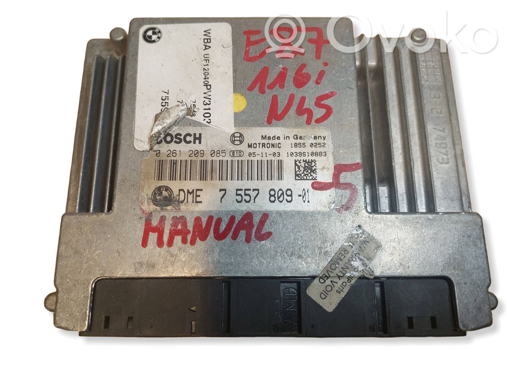 Motorsteuergerät ECU   0261209085,7557809
