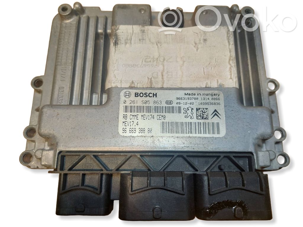Peugeot 3008 I Engine control unit/module ECU 