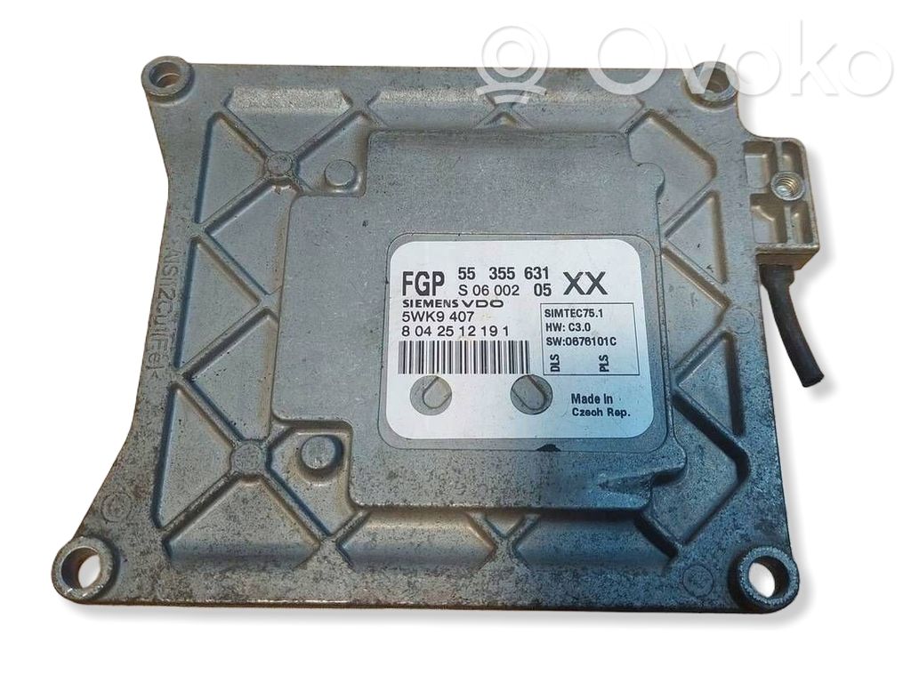 Opel Vectra C Motora vadības bloka ECU 