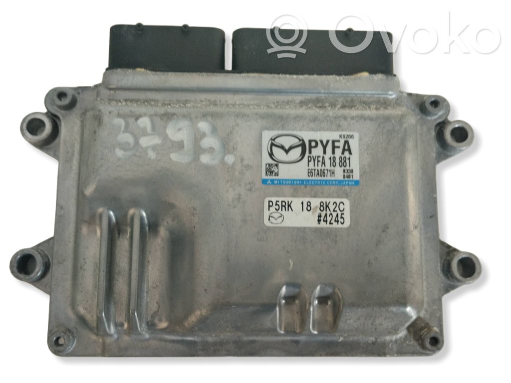 Engine control unit/module   PYFA18881,E6T30671H,P5RK188K2C,F4245