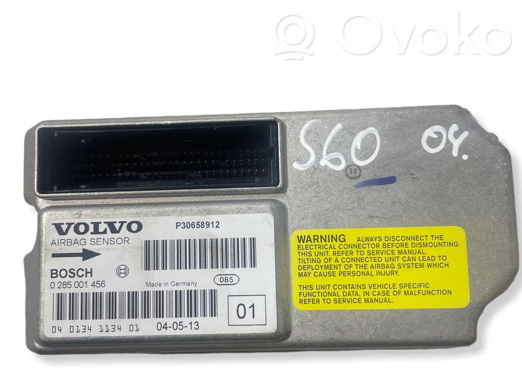 Volvo S60 Centralina/modulo airbag 