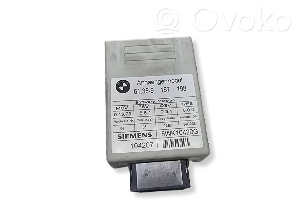 BMW X5 E70 Tow bar trailer control unit/module 