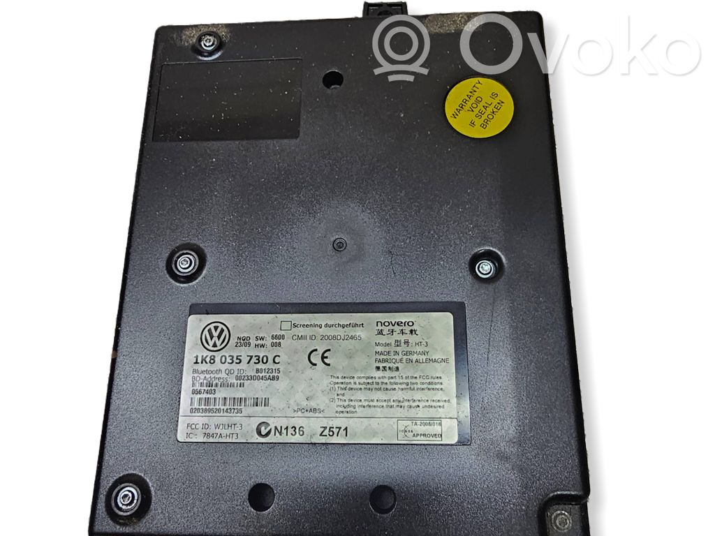 Bluetooth control unit module   1K8035730C,00233D045AB9,0567403