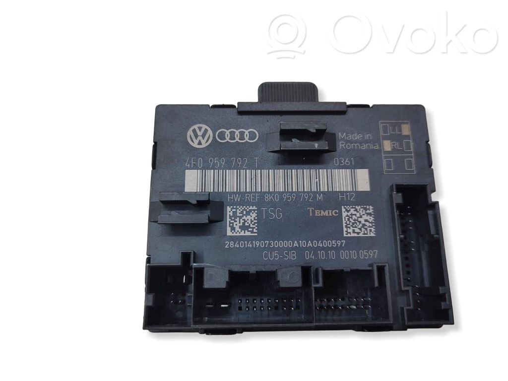 Unité de commande module de porte   4F0959792T