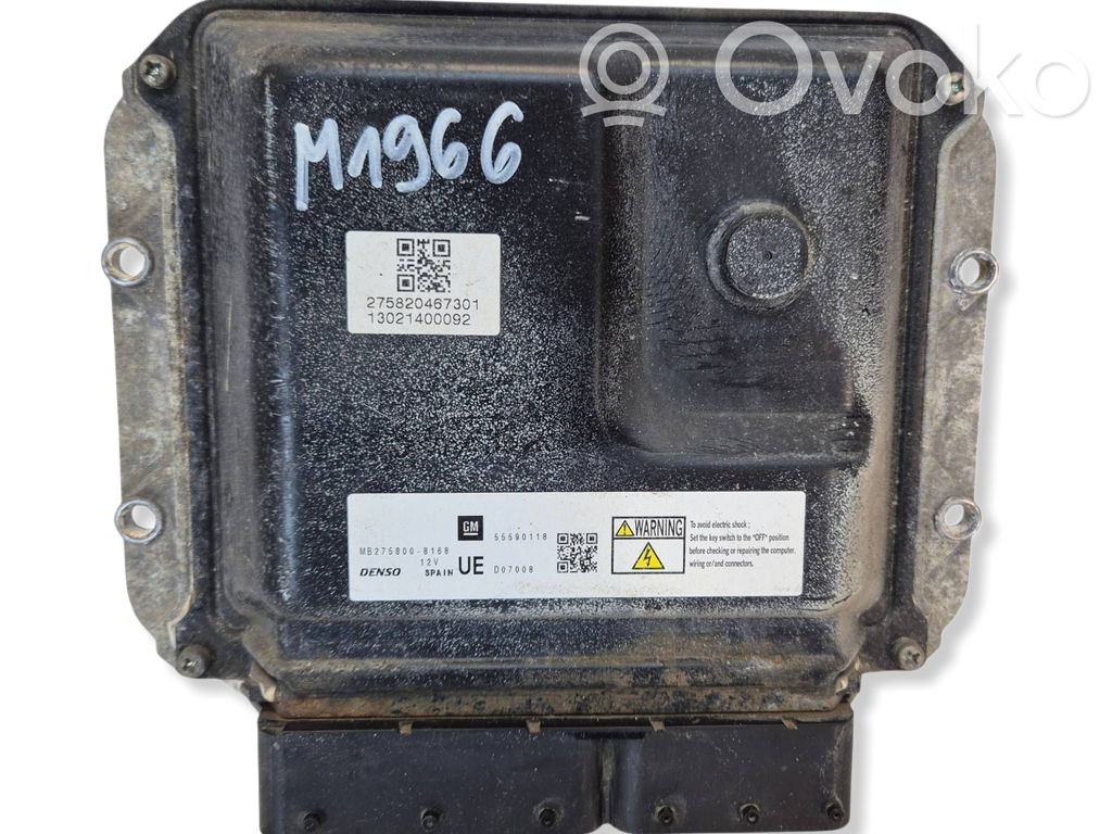 Opel Zafira B Engine control unit/module 
