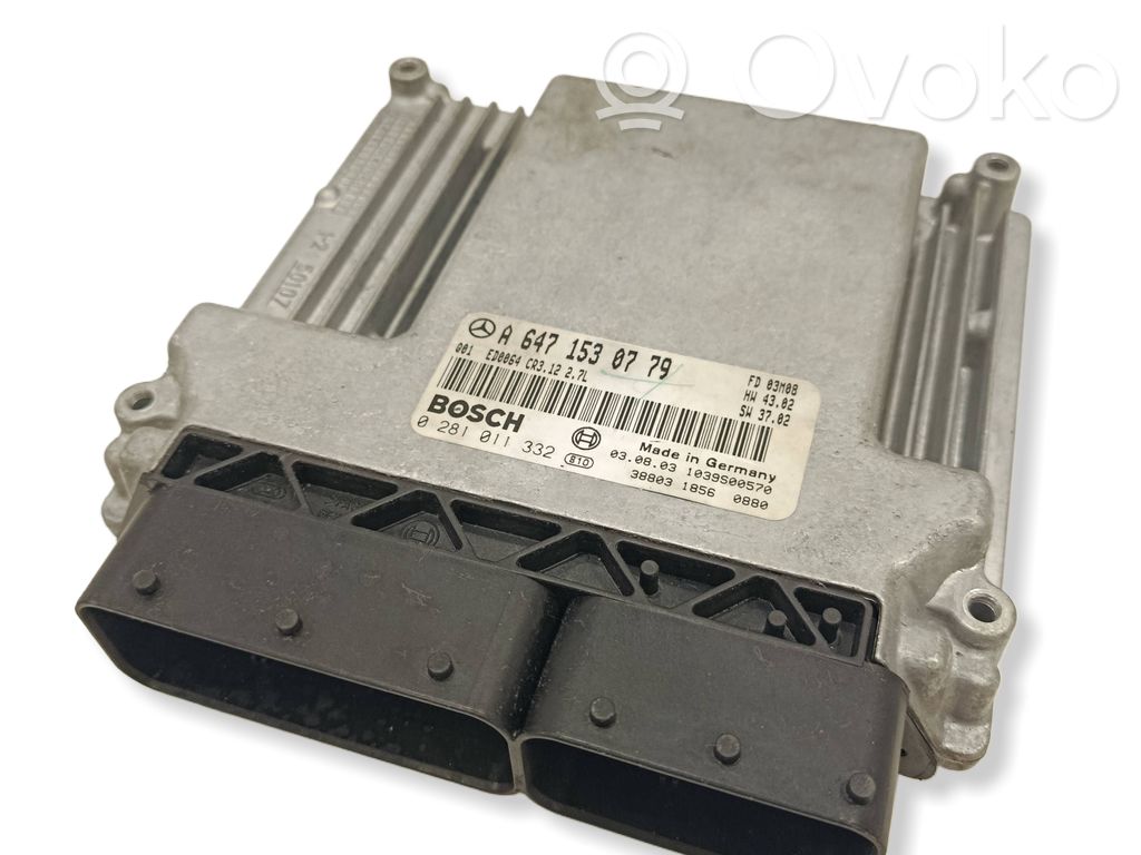 Engine control unit/module   A6471530779,0281011332,1039S00570