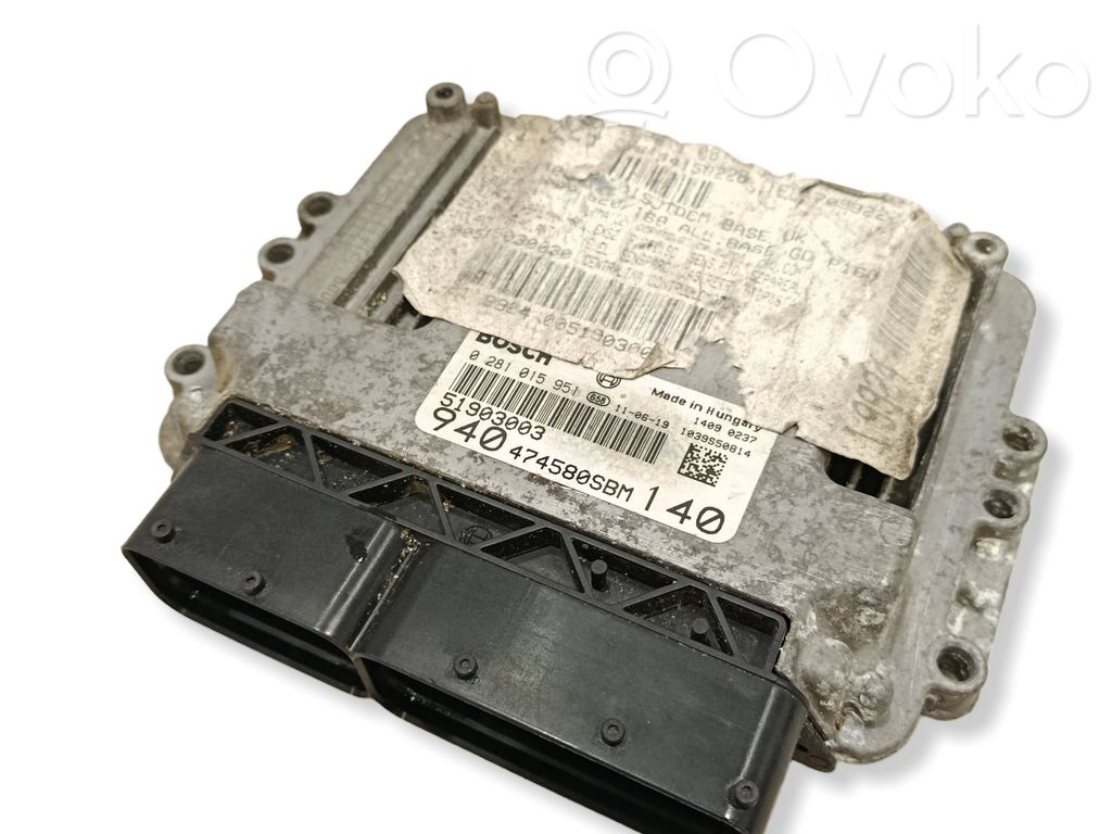 Engine control unit/module   51903003,0281015951,474580SBM